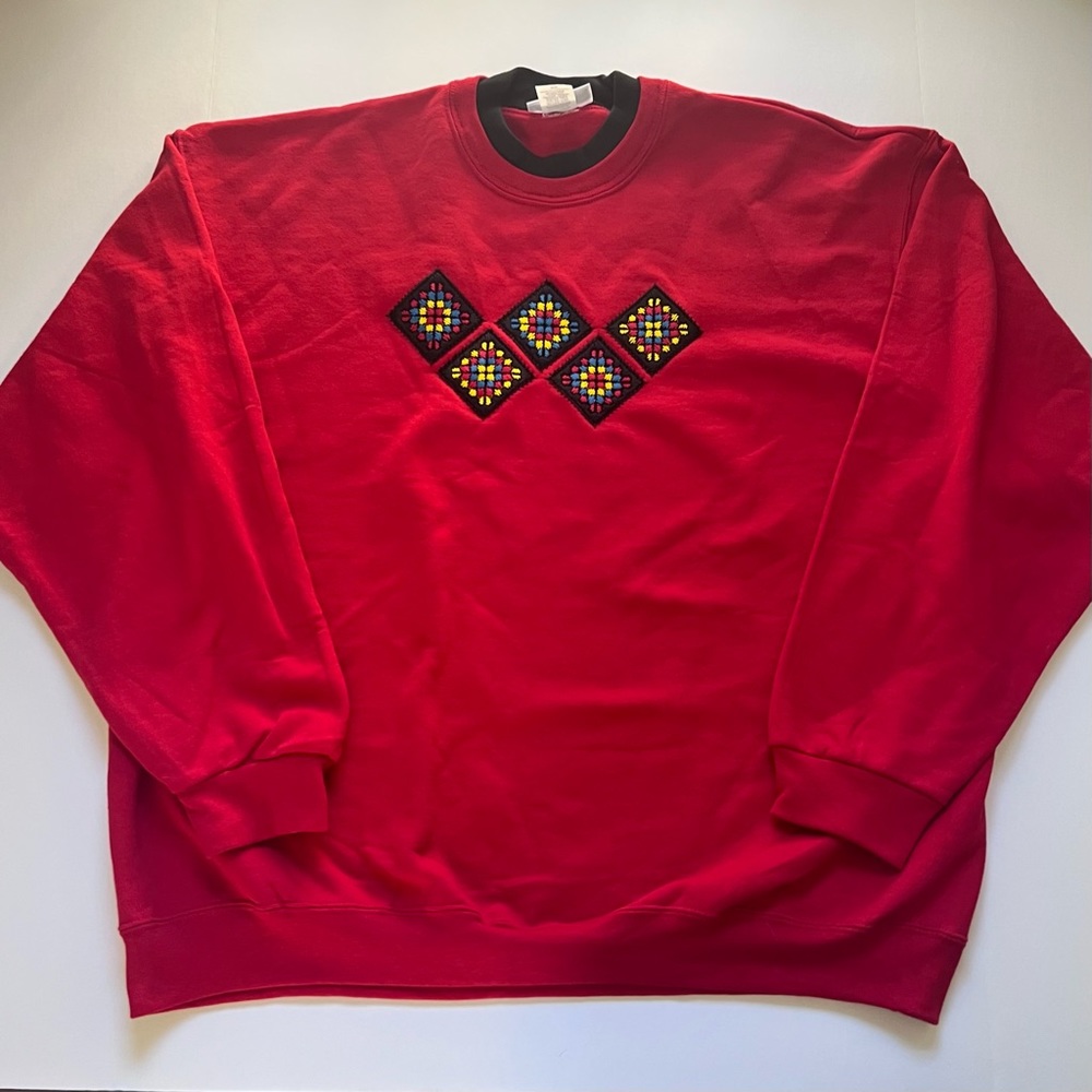 Country Store Oversized Embroidered Sweatshirt